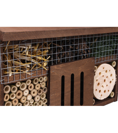 DOMEK HOTEL DLA OWADÓW PSZCZÓŁ MOTYLI 37x14x24 cm